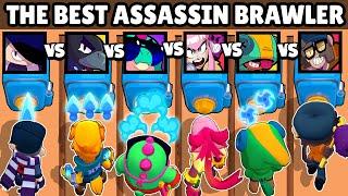 WHAT IS THE MOST POWERFUL ASSASSIN BRAWLER?  BRAWL STARS