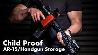 Best AR-15  Handgun CHILD PROOF Storage Options - StopBox USA