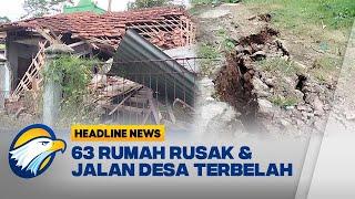 Puluhan Rumah Rusak Akibat Pergerakan Tanah