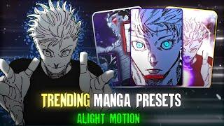 Trending Manga Edit Preset  Alight Motion