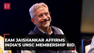 When will India get UNSC permanent membership EAM Jaishankar answers