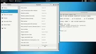 How to add keyboard shortcuts in kali linux