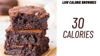 Healthy low calorie brownies for a calorie deficit diet- low calorie brownie recipe