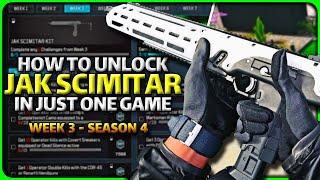 How To Unlock The Jak Scimitar In Just 1 Game - Week 3 Season 4 In MW3