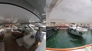 Dramatic docking of €23000000 superyacht in Saint Tropez. Sqeezing in Watch to the end