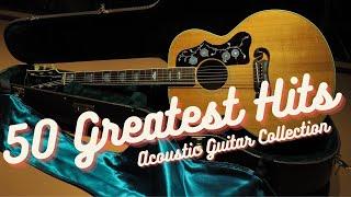 50 Greatest Hits Acoustic Guitar Collection - Relaxing BGM Music for Studying Working Reading