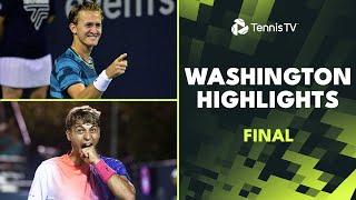 Korda Takes On Cobolli For the Title  Washington 2024 Final Highlights