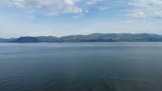 Menai Strait at North Wales drone footage