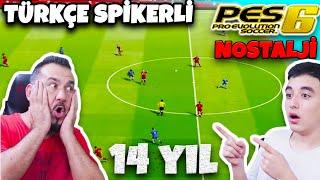 14 YILLIK TÜRKÇE SPİKERLİ PES 6 OYNUYORUZ 40 METRE GOL  PES 6 İNTER-BARCELONA MAÇI