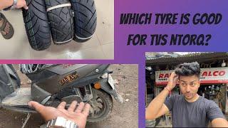 New tyre for tvs ntorq  best tyre for tvs ntorq  how to select prefect tyre  the ray vlogs 