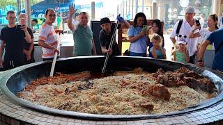 THE MOST GIANT PILAF  3000KG WEDDING PILAF  UZBEKISTAN  BESH QOZON