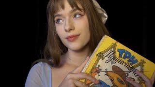 ASMR talk you to sleep Ill read you a bedtime story in Russian soft spoken