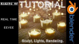 Blender 3D Tutorial - Candle Scene Making Of