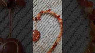 New this week Carnelian Heart Sun Catcher