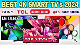 Best Led Smart TVs In 2024 India  TV Buying Guide  Top 5 Best Led Smart TVs In 2024