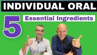 IB English - Individual Oral - FIVE Essential Qualities of the IO