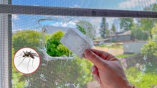 This is 100% the best way to upgrade your window mosquito net. Dont throw away your window screens