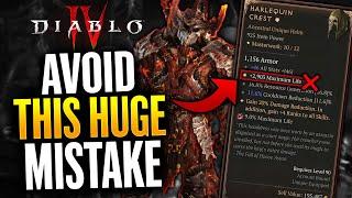 Diablo 4 - 5 HUGE Endgame MISTAKES to AVOID After Patch Diablo 4 Tips & Tricks