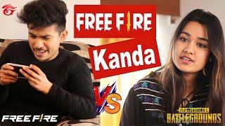 PUBG Vs Free Fire KANDA - AAjkal Ko Love  New Comedy Video  Jibesh & Riyasha Comedy 2024  CN