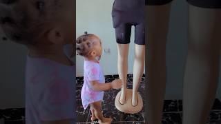 My One year old niece be making me proud #viralvideo #art #baby  #babygirl #beauty