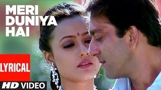 Meri Duniya Hai Lyrical Video  Vaastav -The Reality  Sonu NigamKavita Krishnamurthy  Sanjay Dutt