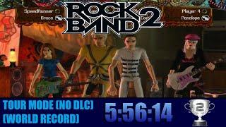 Rock Band 2 Tour Mode No DLC Speedrun 55614 - Old Record