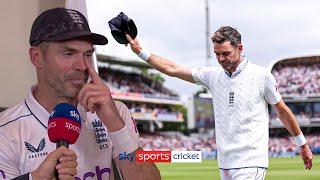 Jimmy Andersons emotional final interview as an England Test player