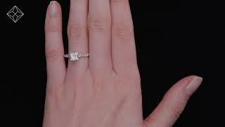 Katerina GIA Princess Diamond Engagement Ring 18KW Gold 1.55ct GVS1 -UT86-322XU3Y