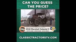 Guess The Price? 1910 Marshall Colonial C