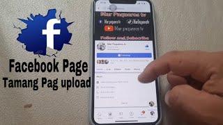 Tamang pag upload ng video sa facebook Page