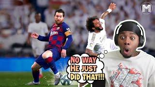 HOW IN THE WORLD?? BASKETBALL FAN REACTS TO Lionel Messi vs Physics