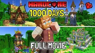 I Survived 1000 Days in HARDCORE Minecraft FULL MOVIE