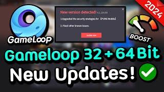 Gameloop 32 Bit New Version 4.1.134.90 + PUBG MOBILE Fix Lag Best Settings 2024