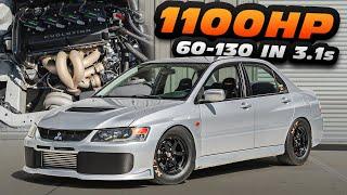 FASTEST Street Evo in the World? 60-130MPH in 3.1s 1100HP Evo Giveaway