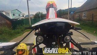 Racer Panther 250 попытки станта. Онгудай SJCAM SJ8 PRO