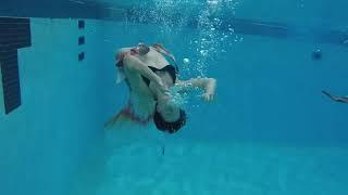 Swimming Underwater in Megan Joness Mermaid Tail