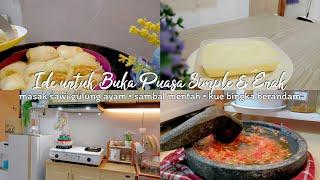 Ide Simple Buka Puasa  Bersih Bersih Rumah  Dapur Minimalis  Masak Menu Sederhana  Vlog Ramadhan