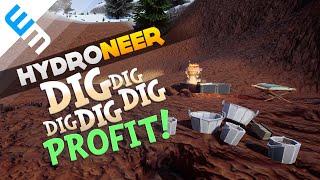 HYDRONEER Game of Gold Mining and Base Building for PROFITS