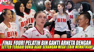 LUAR BIASA PELATIH BIN DATANGKAN SETTER BARU GANTIKAN ARNETA UNTUK ATUR SERANGAN TRIO MEGAWATI CS