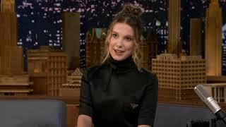 Millie Bobby Brown sing   Amy Winehouse  you know im no good The tonight show Jimmy Fallon