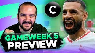 WILDCARD GW5?   FPL GAMEWEEK 5 PREVIEW  Fantasy Premier League Tips 202425