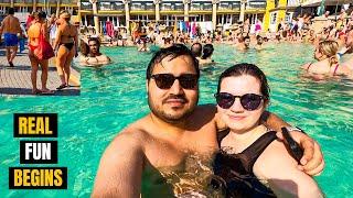 FIRST TIME IN LUXURY THERMAL SPA IN BUDAPEST WITH FOREIGNER POLISH GIRLFRIEND Indians in Hungary