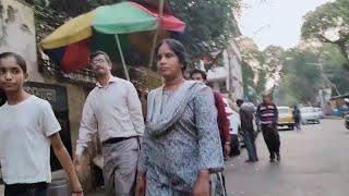 KYD Street - Esplanade Walking Tour l Kolkata l India  4k