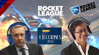 URIBE Y PETRO JUGANDO ROCKET LEAGUE