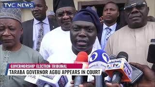 Taraba Governor Kefas Agbu Appears In Governorship Election Petition Tribunal