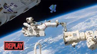 REPLAY US Spacewalk 85 w Nicole Mann + Koichi Wakata 2 Feb 2022