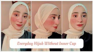 Everyday Hijab Tutorial Without Inner Cap  Make Cap With Hijab  Hira Noor