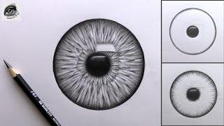 How to draw Hyper Realistic Eyes  Eye Drawing  Pencil Sketch Drawing  Drawing Step by Step