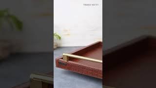 Buy Rectangular Leather Trays online at httpswww.threesixty.life