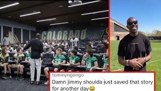 Deion Sanders Hilariously Caught His Player Jimmy horn With Earrings On   T.O Message  Reactions